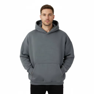 Sudaderas con Capucha Transpirables de Invierno para Hombre, 100% Algodón de Alta Calidad, Ropa Deportiva Urbana con Serigrafía - Product Image 1