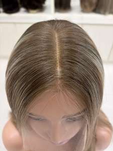 Venta de Fábrica: Cabello Humano Virgen Chino para Pelucas con Frente de Encaje, 150% de Densidad, Base Transparente, Longitud Corta, Tamaños de Gorra Pequeños/Grandes - Product Image 5