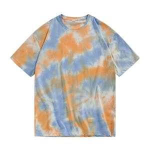 Camiseta de Algodón Tie-Dye Personalizada OEM, Camiseta Tie-Dye de Verano, Cuello Redondo, Talla Grande, para Hombre, Proveedor de Ropa Urbana - Product Image 5
