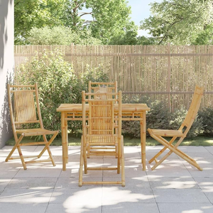 Bamboo Garden Set Chairs and <b>Table</b> with Cushion High Quality Vietnamese Bamboo Furniture Set Bar for Home Resort - Product Image 5