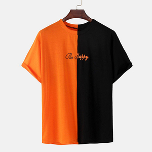 Camiseta para Hombre, la Más Vendida, de Color Sólido, MOQ Bajo, Transpirable, de Alta Calidad, Casual, al por Mayor - Product Image 1