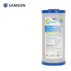 Système de préfiltration pour toute la maison avec filtre de réduction des contaminants chimiques, 10 pouces, durable et étanche - Product Image 1