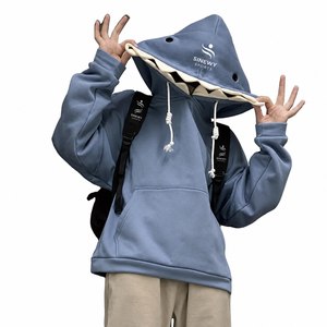 Sudadera con Capucha Unisex Divertida de Algodón 100% de Forro Polar, Oversize, Manga Regular, Blusa Gruesa de Otoño, Transpirable y Antiencogimiento - Product Image 1