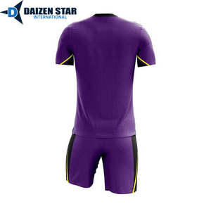 Uniforme de Fútbol DSI 100% Poliéster Transpirable de Manga Corta para Primavera, Personalizable con Nombre de Equipo, Diseño a Cuadros Sólido, Uniforme de Club - Product Image 6