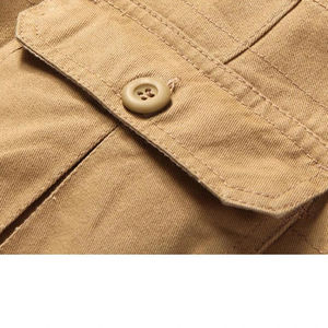 Shorts cargo décontractés pour hommes, coupe droite, prix de gros, design populaire, respirants, avec grandes poches - Product Image 5