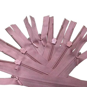 Wholesale # 5 Nylon Closed End Sself-locking Hidden Invisible <b>Zipper</b> High Quality Size 5 Invisible <b>Zipper</b> - Product Image 4