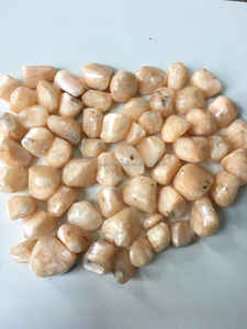 Pierre semi-précieuse naturelle de cristal de pêche Hellaundite King Gems, best-seller, super fine, polie à la main, origine Inde, Feng - Product Image 2