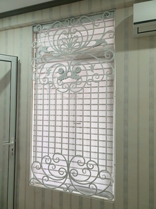 Premium Wrought Iron Window Grilles With Elegant Decorative Design, Enhancing <b>Security</b> And Aesthetic Appeal For Any Building. - Product Image 4