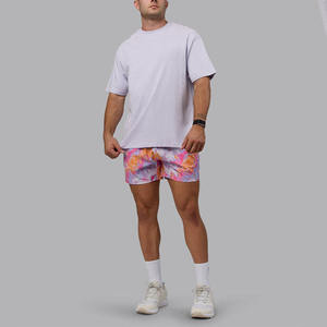 Shorts de Baño para Hombre con Estampado Personalizado OEM, 5 Pulgadas, Secado Rápido, Transpirables, Ligeros, con Cordón Ajustable, Tejido, de Poliéster - Product Image 3