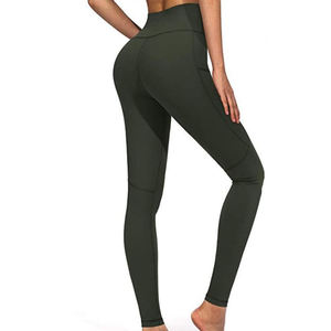 Best Sellers High Waist Plus Size <b>Leggings</b> with <b>Pockets</b> Workout Gym Fitness Yoga Pants Women Breathable Stretch Activewear - Product Image 5