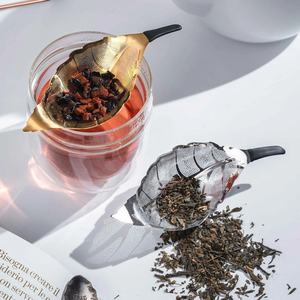 Infuseur à thé moderne en laiton finition argentée avec motif feuille – Qualité supérieure pour la cuisine – Vente en gros – Fourniture 2026 - Product Image 3