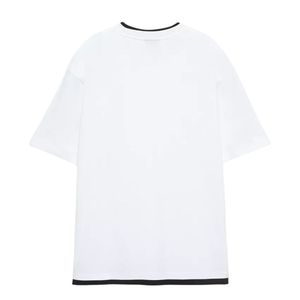 เสื้อยืดโลโก้คู่ แขนสั้นลำลองสำหรับผู้ชาย พิมพ์ลายกราฟิกตามสั่ง เสื้อสตรีทแวร์ใส่สบายสำหรับแฟชั่นประจำวัน - Product Image 2