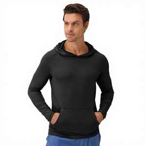Professional Men's Winter Pullover Hoodies-Casual Outdoor Sports Fitness Running Training Wear <b>100</b>% <b>Polyester</b> Customizable - Product Image 5