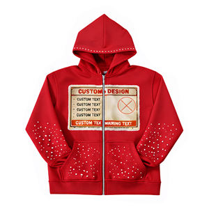 Sweat à capuche zippé 100 % coton épais délavé, impression DTG, unisexe, molleton personnalisé, tenue de fitness pour homme, délavé à l'acide, hiver, écologique - Product Image 4