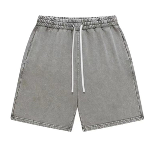 Short de sport en coton élastique avec poche et logo personnalisé, en maille sublimée, pour homme, de haute qualité, écologique, décontracté, collection 2026 - Product Image 1