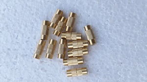 Premium Brass Barrel Necklace Clasps Secure Screw Twist <b>Locks</b> for Jewelry Making and Professional Repair - Product Image 2