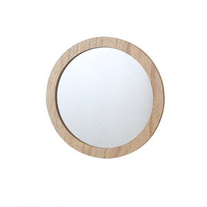 Round Natural Wood Hanging Wall <b>Mirror</b> Kids Room Decor Nursery Baby Room Decorative <b>Mirror</b> for Home Bulk Supply - Product Image 2
