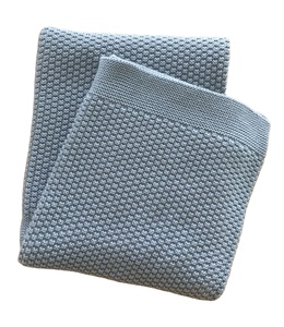 Mantas de bebé de punto de algodón orgánico 100% certificadas GOTS - Product Image 1