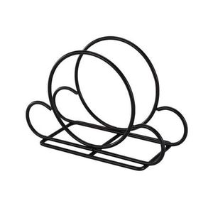 Metal Napkin <b>Holder</b> Flower Design Decorative <b>Tissue</b> Organizer Tabletop <b>Kitchen</b> Dining Display Stand - Product Image 6