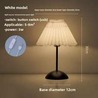 Lampe de table LED moderne en fer plissé, rechargeable 5V DC, pour salon, décorative, avec contrôle tactile, écologique, à batterie, simple