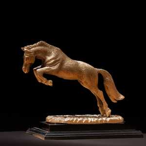 Dazzling Handmade Brass Horse Sculpture Traditional Animal Figure Tabletop <b>Decor</b> for Living Room Eco-Friendly Durable - Product Image 1