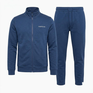 Hawk Eye Sports - Survêtement de sport pour homme personnalisé, en molleton épais, coupe slim, pantalon de survêtement, motif léopard, logo personnalisé, antibactérien - Product Image 6
