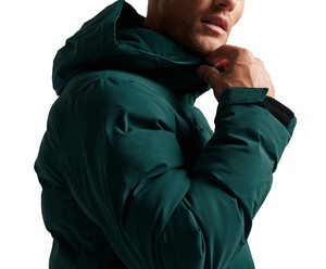<b>Mens</b> Quilted <b>Winter</b> Puffer Coat High Collar <b>Warm</b> Insulated <b>Jacket</b> Soft Shell Zip Front Casual Outerwear Wholesale Supplier - Product Image 4