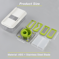 Groothandel Nieuwe Huishoudelijke Multifunctionele Shredder Creatieve Keuken Shred Slice Tool Rasp Keuken Draagbare Gadgets