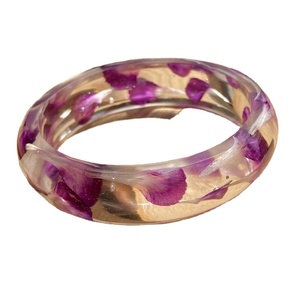 Joyería exagerada, pulsera acrílica de resina, brazalete exagerado, deslumbrante, Multicolor, ancho, Irregular, cuadrado, pulseras acrílicas para mujer - Product Image 1