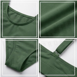 Ensemble de yoga 2 pièces imprimé papillon bleu avec finition dorée, body à col en V profond et jupe portefeuille longueur genou - Product Image 5