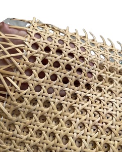 Nouvelle Tresse de Rotin Naturel Brun du Vietnam à Tissage Ouvert pour la Réparation de Meubles, la Décoration de Chaises et d'Armoires, et l'Artisanat - Product Image 1