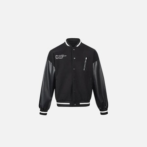 New Finished Men Casual Winter Unisex Button College Varsity Jacket Wool Windproof Waterproof Breathable Quick Dry OEM Service - Product Image 2