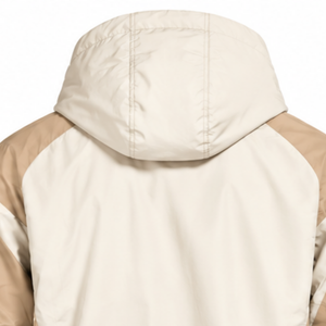 Ensemble de survêtement décontracté pour homme en nylon bicolore avec sweat à capuche zippé et short – Léger, idéal pour la course, l'entraînement et la gym - Product Image 4