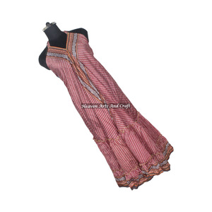 New Bohemian New Arrivals V Neck <b>Dress</b> Elegant Casual Women Long <b>Dress</b> <b>Custom</b> Sleeveless Vintage Print Sari Beach Summer <b>Dress</b> - Product Image 5