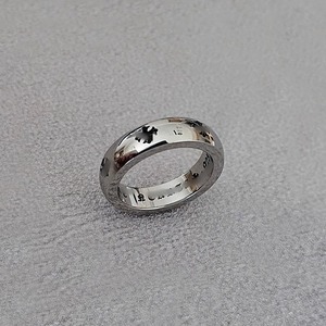 CH Trendy New Retro Copper <b>Cross</b> <b>Ring</b> for Men and Women Hand-Engraved Gold-Plated Popular - Product Image 3