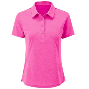 Camiseta Polo de Diseño Personalizado 100% Algodón con Logotipo, Camiseta Polo de Manga Corta Tejida para Mujer, Bordado, Nuevo Diseño, Camiseta Polo de Golf - Product Image 5