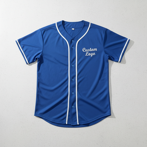 Camiseta de Béisbol 100% Poliéster 180GSM Transpirable con Estampado Personalizable, Manga Corta, Cuello en V, Logotipo del Equipo Bordado Personalizado - Product Image 4
