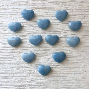 Cristal de Angelita Natural Ecológico en Forma de Corazón, Pulido a Mano, Gema Azul para Meditación, Reiki, Sanación Energética de Chakras, Decoración, Regalo - Product Image 2