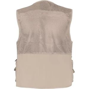 Chaleco de Trabajo de Malla Azul con Múltiples Bolsillos, Chaleco Utilitario Transpirable Unisex de Poliéster para Actividades al Aire Libre - Product Image 3