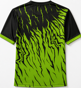 เสื้อฟุตบอลชาย คอวี แขนสั้น ผ้าโพลีเอสเตอร์/คอตตอนผสม พิมพ์ลายแบบซับลิเมชั่น แห้งเร็ว ระบายเหงื่อได้ดี แบบสั่งทำพิเศษ - Product Image 3