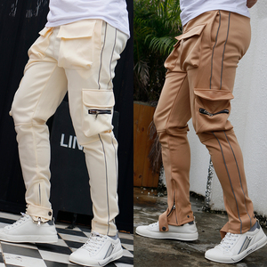 Pantalon de jogging extensible pour homme, coupe slim, couleur unie, idéal pour la gym, la course et l'entraînement – Top des ventes - Product Image 1