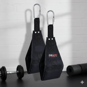 Sangles de fitness réglables Rexfit Sport avec système de suspension robuste pour barre de traction, exercices abdominaux et levées de jambes - Product Image 1