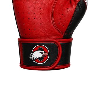 Guantes de Fútbol Americano Rojos y Negros con Ajuste Flexible y Control Mejorado para Entrenamientos, Partidos y Competencias - Product Image 4