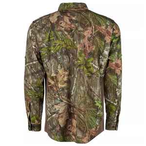 Camisa de Caza de Manga Larga para Hombre, Camuflaje, Transpirable, de Poliéster Suave, para Otoño, con Logotipo en la Manga Izquierda - Product Image 6