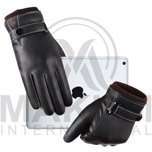 New Arrival Pure Leather Fashion Dressing Gloves Sheep Skin Leather Dressing Gloves for Men Leather Gloves From Pakistan - Product Image 4