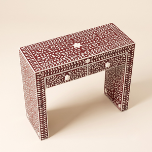 Table console moderne antique en os incrusté à 3 tiroirs pour l'entrée et le salon – Vente en gros - Product Image 2
