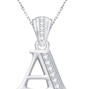 Colgante de plata de ley AKA para mujer, elegante colgante de plata con dije de hermandad, joyería clásica, cadena de accesorio para collar - Product Image 4