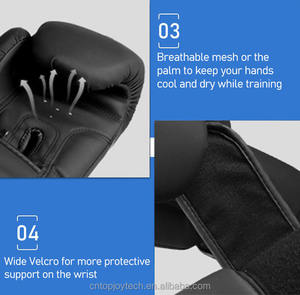 Premium Lightweight Breathable Unisex Boxing Gloves PU Leather Punching Bag Training Gloves Custom Logo OEM ODM Wholesale - Product Image 2