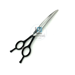 Anti Slip Grip Premium Quality Curved Stainless Steel Manual Pet Grooming <b>Scissors</b> Best Selling - Product Image 5