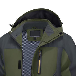 Nouvelle arrivée, veste de randonnée et de pêche pour hommes, imperméable, respirante, anti-UV, séchage rapide, logo personnalisé - Product Image 6